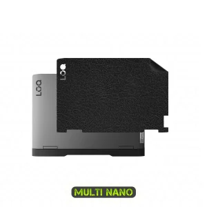 برچسب پوششی پشت لپ تاپ مولتی نانو طرح چرم مدل X-F1L مناسب برای لپ تاپ لنوو LOQ 15IRH8 15.6 inch 2023