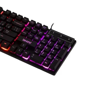 کیبورد گیمینگ بیاند مدل BK-7120، سوییچ ممبران، Full-Size، نورپردازی RGB