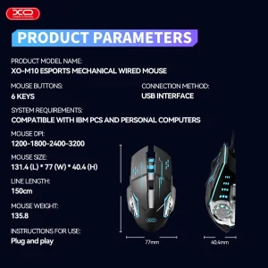 ماوس ایکس او مدل XO-M10