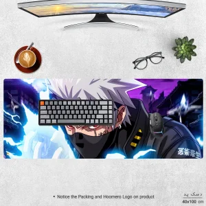 ماوس پد هومرو مدل HX110 طرح Naruto سایز 40x100 سانتی‌متر