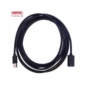 کابل افزایش طول USB 2.0 یونیتک مدل Y-C418G طول 5 متر