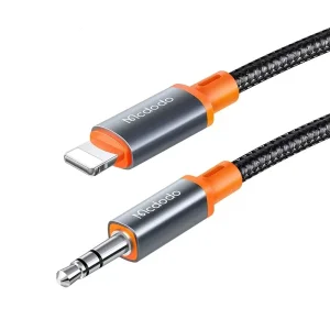کابل انتقال صدای AUX به لایتنینگ مک‌ دودو مدل Digital Audio Coiled Cable