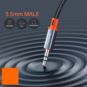 کابل انتقال صدای AUX به لایتنینگ مک‌ دودو مدل Digital Audio Coiled Cable