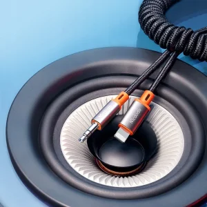 کابل انتقال صدای AUX به لایتنینگ مک‌ دودو مدل Digital Audio Coiled Cable