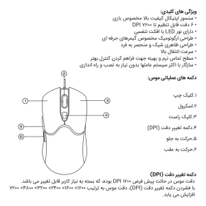 ماوس کینگ استار مدل KM340