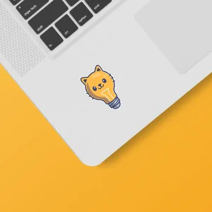 استیکر لپ تاپ توییجین و موییجین طرح حیوانات کد 18 مناسب برای لپ تاپ 15.6 اینچ به همراه برچسب حروف فارسی کیبورد