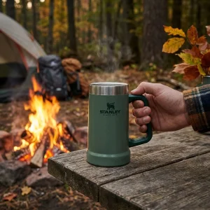 ماگ سفری استنلی مدل BIG GRIP STEIN کد F 2021 گنجایش 0.7 لیتر