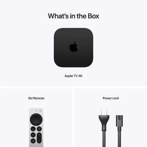 پخش کننده خانگی اپل مدل Apple TV 4K WiFi+Ethernet نسل هفتم – 128 گیگابایت