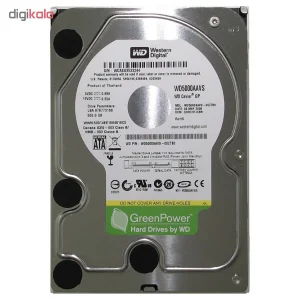 هارد دیسک اینترنال وسترن دیجیتال مدل WD5000AAVS ظرفیت 500 گیگابایت