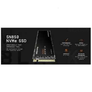 اس اس دی اینترنال وسترن دیجیتال مدل SN850 WDS100T1X0E M.2 NVME 2280 ظرفیت 1 ترابایت
