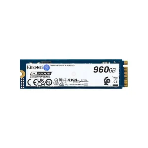 اس اس دی اینترنال PCIe Gen4 x4 کینگستون مدل DC2000B PCIe 4.0 NVMe M.2 SSD ظرفیت 960 گیگابایت