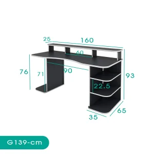 میز کامپیوتر اسمردیس مدل G139