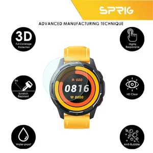 محافظ صفحه نمایش  اسپریگ مدل SPG مناسب برای ساعت هوشمند سامسونگ Galaxy Watch 4 Classic 46mm بسته دو عددی