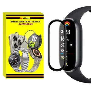 محافظ صفحه نمایش ام‌گلس مدل GLS_Pmma مناسب برای ساعت هوشمند شیائومی Mi Band 7 12mm