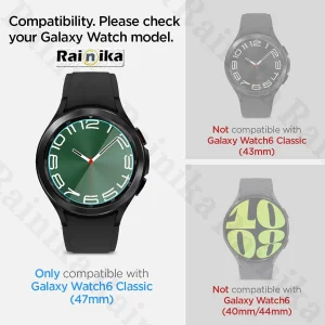 محافظ صفحه نمایش رینیکا مدل 9H - GL47 مناسب برای ساعت هوشمند سامسونگ Galaxy Watch 6 Classic 47mm