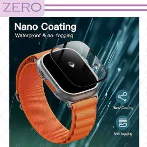 محافظ صفحه نمایش شیشه‌ای زیرو مدل SH-FULL-ZR مناسب برای ساعت هوشمند هاینو تکو T89 Ultra / T99 Ultra max بسته سه عددی