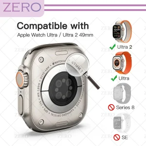 محافظ صفحه نمایش شیشه‌ای زیرو مدل SH-FULL-ZR مناسب برای ساعت هوشمند هاینو تکو T89 Ultra / T99 Ultra max بسته سه عددی
