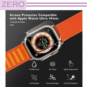 محافظ صفحه نمایش شیشه‌ای زیرو مدل SH-FULL-ZR مناسب برای ساعت هوشمند هاینو تکو T89 Ultra / T99 Ultra max بسته سه عددی