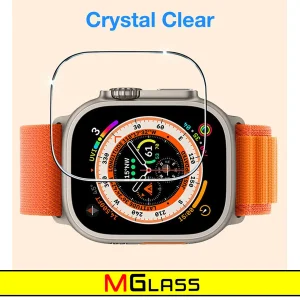 محافظ صفحه نمایش شیشه‌ای ام‌گلس مدل SH-MG مناسب برای ساعت هوشمند هاینو تکو T89 Ultra Max بسته دو عددی