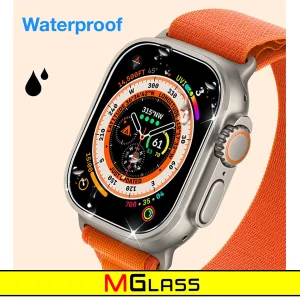 محافظ صفحه نمایش شیشه‌ای ام‌گلس مدل SH-MG مناسب برای ساعت هوشمند هاینو تکو T89 Ultra Max بسته دو عددی