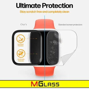محافظ صفحه نمایش نانو ام‌گلس مدل NMG مناسب برای ساعت هوشمند شیائومی Glorimi GS1 Pro بسته دو عددی
