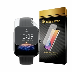محافظ صفحه نمایش هیدروژل گلس استار مدل MTBWS مناسب برای ساعت هوشمند آمیزفیت Bip 3