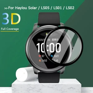 محافظ صفحه نمایش لاین مدل RT007 مناسب برای ساعت هوشمند شیائومی Smart Watch Haylou Solar LS05 بسته دو عددی