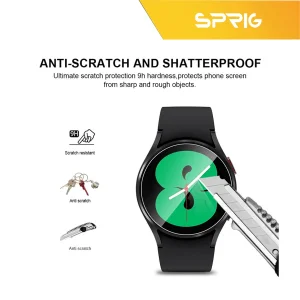 محافظ صفحه نمایش شیشه ای اسپریگ مدل SPG مناسب برای ساعت هوشمند شیائومی Haylou LS05