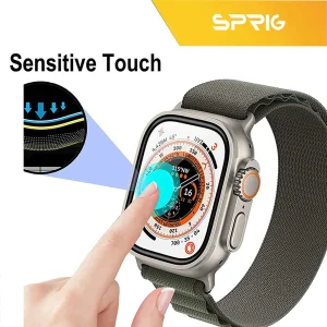محافظ صفحه نمایش نانو اسپریگ مدل SPG مناسب برای ساعت هوشمند HW8 Ultra Max بسته سه عددی