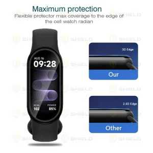 محافظ صفحه نمایش آلتیمیت شیلد مدل Nano Pmma مناسب برای ساعت هوشمند شیائومی Mi Band 8