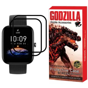 محافظ صفحه نمایش گودزیلا مدل G-PMMA مناسب برای ساعت هوشمند امیزفیت Bip 3 Pro بسته 2 عددی