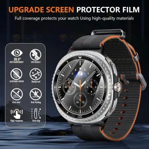 محافظ صفحه نمایش آلتیمیت شیلد مدل SH-UL مناسب برای ساعت هوشمند سامسونگ Galaxy Watch 8 Classic 46mm بسته سه عددی