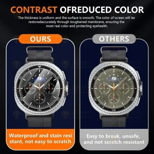 محافظ صفحه نمایش آلتیمیت شیلد مدل SH-UL مناسب برای ساعت هوشمند سامسونگ Galaxy Watch 8 Classic 46mm بسته سه عددی