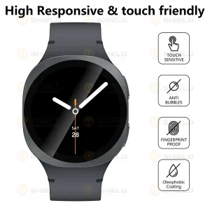 محافظ صفحه نمایش آلتیمیت شیلد مدل Nano Pmma مناسب برای ساعت هوشمند سامسونگ Galaxy Watch 8 44mm بسته سه عددی