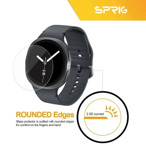محافظ صفحه نمایش اسپریگ مدل SH-SPG مناسب برای ساعت هوشمند سامسونگ Galaxy Watch 8 44mm مجموعه 3 عددی