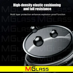 محافظ صفحه نمایش نانو ام‌گلس مدل GLS_Pmma مناسب برای ساعت هوشمند میبرو GS 47mm