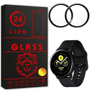 محافظ صفحه نمایش لاین مدل RT007 مناسب برای ساعت هوشمند سامسونگ Galaxy Watch Active 40mm بسته دو عددی