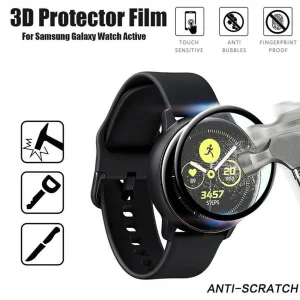 محافظ صفحه نمایش لاین مدل RT007 مناسب برای ساعت هوشمند سامسونگ Galaxy Watch Active 40mm بسته دو عددی