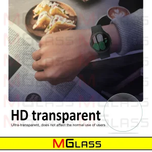 محافظ صفحه نمایش شیشه‌ای ام‌گلس مدل Glass-MG مناسب برای ساعت هوشمند سامسونگ Galaxy Watch 5 Pro بسته دو عددی