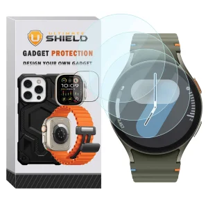 محافظ صفحه نمایش شیشه‌ای آلتیمیت شیلد مدل Glass-UL مناسب برای ساعت هوشمند سامسونگ Galaxy Watch 7 44mm بسته سه عددی