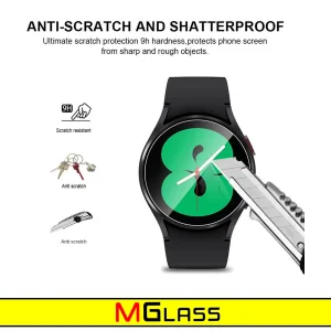 محافظ صفحه نمایش نانو ام‌گلس مدل GLS_Pmma مناسب برای ساعت هوشمند سامسونگ Galaxy Watch 6 Classic 47mm بسته سه عددی