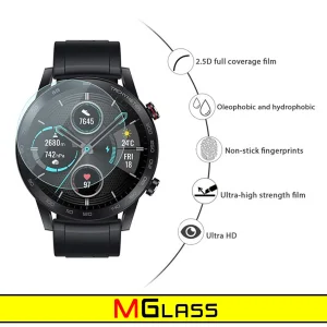 محافظ صفحه نمایش شیشه‌ای ام‌گلس مدل Glass-MG مناسب برای ساعت هوشمند آنر Magic 2 46mm
