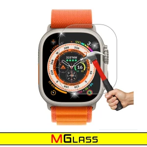 محافظ صفحه نمایش شیشه‌ای ام‌گلس مدل SH-MG مناسب برای ساعت هوشمند هاینو تکو T89 Ultra Max بسته سه عددی