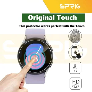 محافظ صفحه نمایش شیشه ای اسپریگ مدل SPG مناسب برای ساعت هوشمند سامسونگ Galaxy watch 6 40mm مجموعه 2 عددی