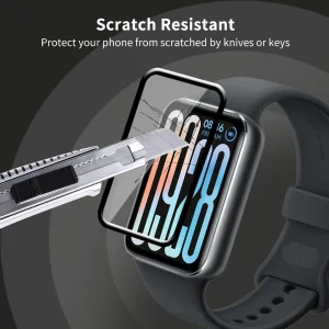 محافظ صفحه نمایش ام‌گلس مدل Nano Pmma MG مناسب برای ساعت هوشمند شیائومی Smart Band 9 Pro بسته سه عددی