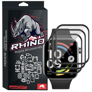 محافظ صفحه نمایش راینو مدل PMMA مناسب برای ساعت هوشمند شیائومی Redmi Watch 6 بسته 3 عددی