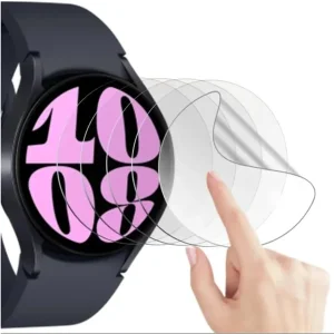 محافظ صفحه نمایش شیشه ای اسپریگ مدل SPG مناسب برای ساعت هوشمند سامسونگ Galaxy watch 4 44mm مجموعه 3 عددی