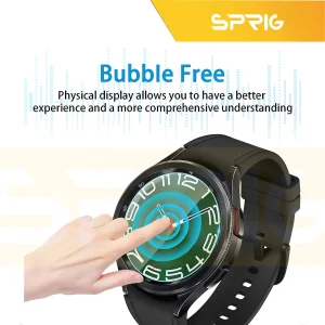 محافظ صفحه نمایش شیشه ای اسپریگ مدل SH-SP مناسب برای ساعت هوشمند سامسونگ Galaxy watch 6 Classic 43mm