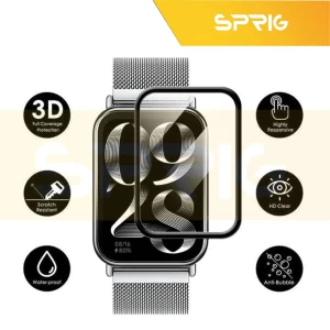 محافظ صفحه نمایش اسپریگ مدل Glass Pmma مناسب برای ساعت هوشمند شیائومی Mi band 8 Pro