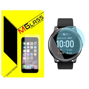 محافظ صفحه نمایش شیشه‌ای ام گلس مدل SH-MG مناسب برای ساعت هوشمند هایلو LS05 Solar
